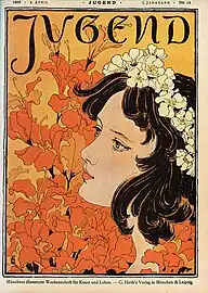 Cover of Jugend by Otto Eckmann (1896)