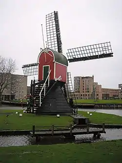 Wind mill Oudenhofmolen in Oegstgeest