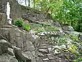 Mary garden at Chapel of the Most Holy Trinity at the West Point Military Academy in New York.