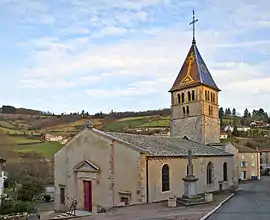 The church in Ouroux