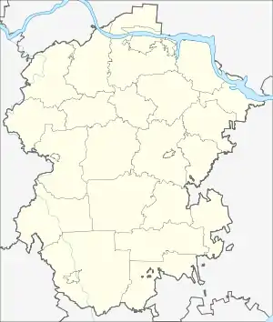 Tsivilsk is located in Chuvash Republic