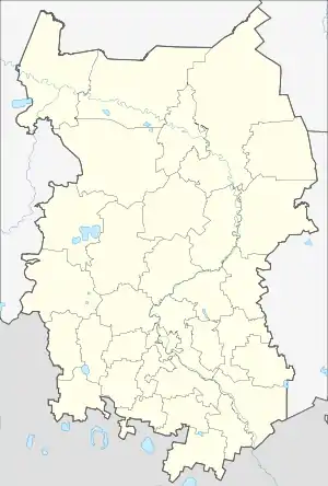 Chernoluchinsky is located in Omsk Oblast