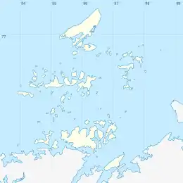 Nansen Island is located in Nordenskiöld Archipelago