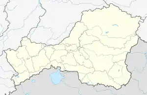 Chadan is located in Tuva Republic