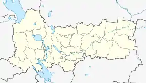 Tyutryumovo is located in Vologda Oblast