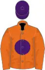 Orange, purple disc and cap