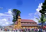 The church on the main plaza.