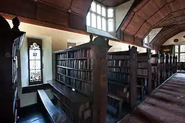 Bookshelves in the Library