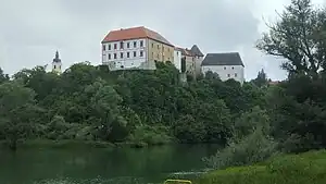 Castle from across Kupa river.