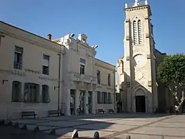 The church of the Transfiguration-du-Seigneur and Saint-Sixte II