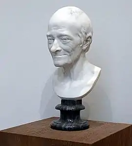 Bust of Voltaire by Jean-Antoine Houdon (1778)