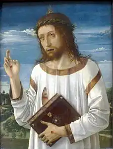 Blessing Christ Giovanni Bellini