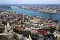 View of the Upper Watertown from the tower of Matthias Church