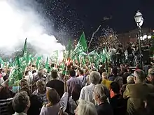 A PASOK rally in Athens, May 2012