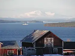 View of Storsjön and Åreskutan from Orrviken