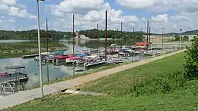 Marina with boats