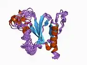 1awe: HUMAN SOS1 PLECKSTRIN HOMOLOGY (PH) DOMAIN, NMR, 20 STRUCTURES