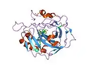 1zfk: carbonic anhydrase II in complex with N-4-sulfonamidphenyl-N'-4-methylbenzosulfonylurease as sulfonamide inhibitor