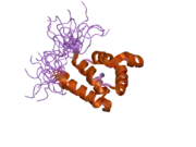 2dbg: Solution structure of the Pyrin (PAAD-DAPIN) domain in human Myeloid cell nuclear differentiation antigen