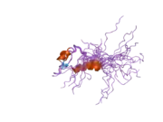 2dl6: Solution structure of the first BRK domain from human chromodomain-helicase-DNA-binding protein 8