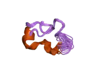 2fj4: SOLUTION STRUCTURE OF a-domain of HUMAN Metallothionein-3 (MT-3)