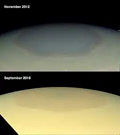 2012 and 2016: hexagon color changes<