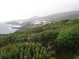 View of Terra de Pão with the town of São Caetano in the far distance