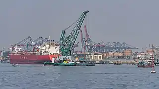 Cranes at the Port of Karachi