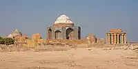 Tombs of Mirza Jani Tarkhan (1585–1599 AD) and Mirza Ghazi Beg Tarkhan (1599–1612 AD).