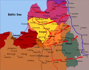 Image 25Soviet offensive, 1918–1919 (from History of Latvia)