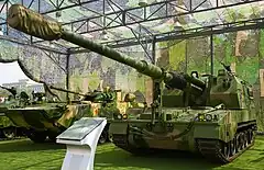 A PLZ-05 155mm self-propelled howitzer