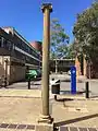 Single-cast iron Ionian-style column, found close to the memorial statue for Russell on the grounds of the University of Sydney