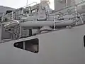 The torpedo launching system installed in PNS Shah Jahan in 2018.