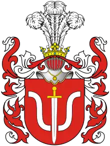 Kopaszyna coat of arms.