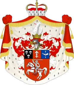 Coat of Arms of Princes Sapieha (1858-1859)