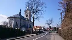 Road through the village