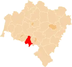 Location within the voivodeship