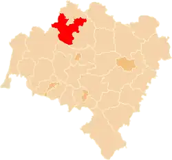 Location within the voivodeship