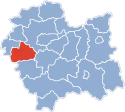 Location within the voivodeship