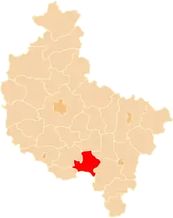 Location within the voivodeship