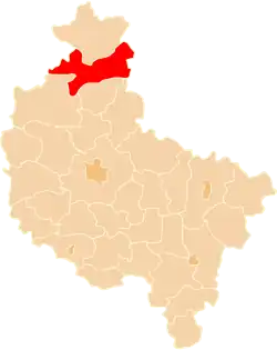 Location within the voivodeship