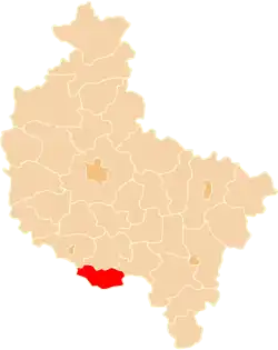 Location within the voivodeship