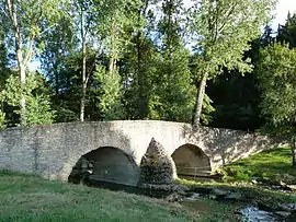 The Isch bridge in Wolfskirchen