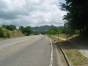 Scene in Barrio Portugués on Highway PR-503 heading northbound