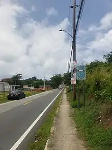 Puerto Rico Highway 901 south in Camino Nuevo, Yabucoa