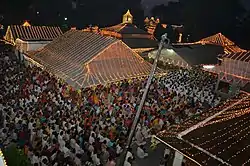 Prayers at Satsang Ashram, Deoghar