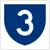 Highway 3 marker