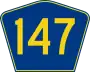 Highway 147 marker