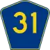 Highway 31 marker