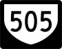 Highway 505 marker